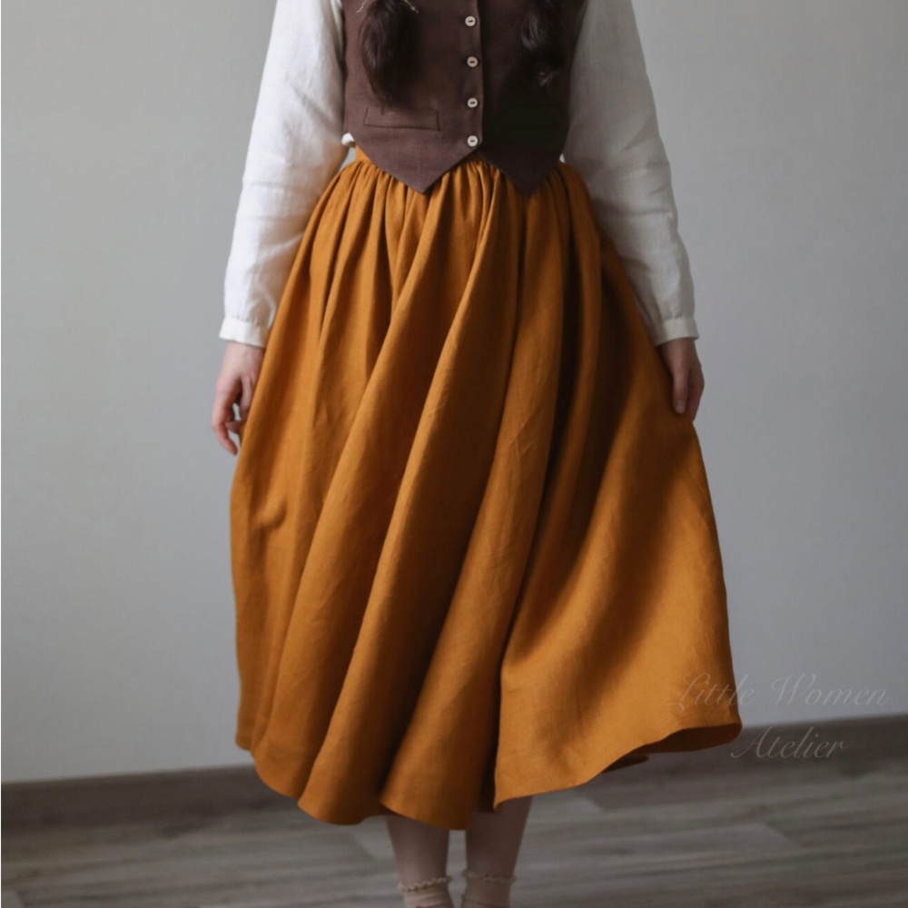 Little Women Atelier Meg Skirt Ochre
